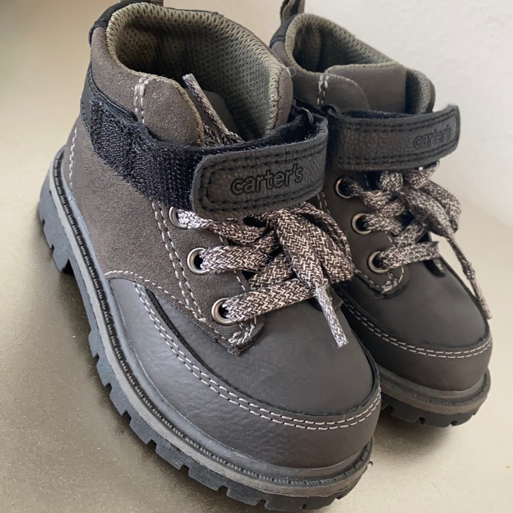 Black Boy Boots Size 7